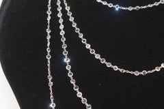 PANIM 37,59cts Collana con catena di diamanti Rosecut