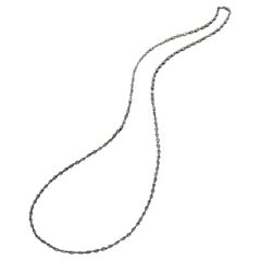 PANIM Classic Diamond Briolette 14.64 Cts 18k White Gold Necklace