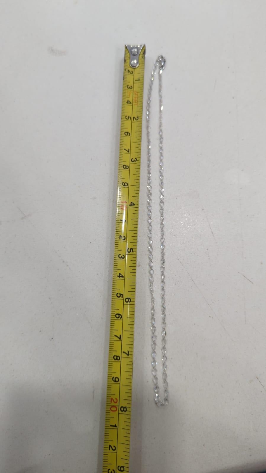 PANIM Collana con diamanti taglio rosa da 5,21 carati in oro bianco 18 carati in vendita 9