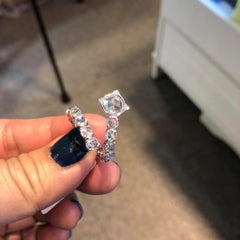 PANIM Serpenti Rosecut Diamond Ring in 18K White Gold