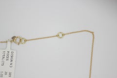 PANIM Yellow Gold Briolette Diamond Pendant Necklace