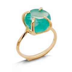 Panna Emerald 18K Gold Ring