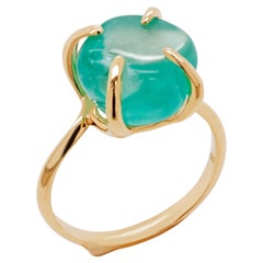 Panna Emerald 18K Gold Ring