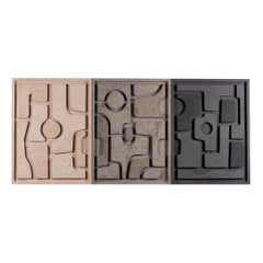 One of a Kind Rectagular Brownish Tone Decorative Oject by MANUFACTURE XXI