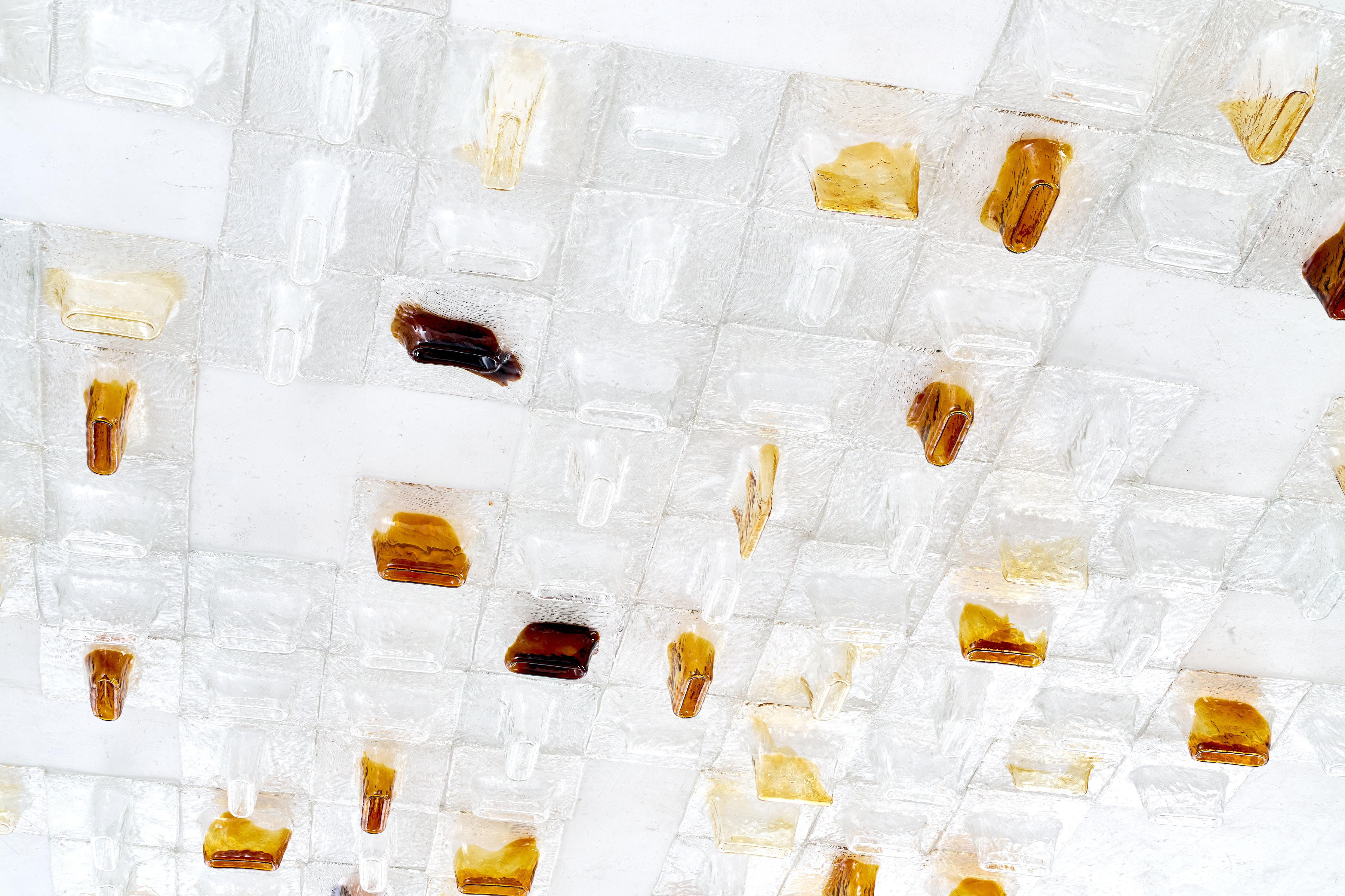 'Pannelli' Ceiling Lamps by Venini , Italy, 1970's For Sale 6