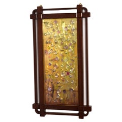 Künstlerische Tafel von Michele Canzoneri, Italien, 1970er Jahre.