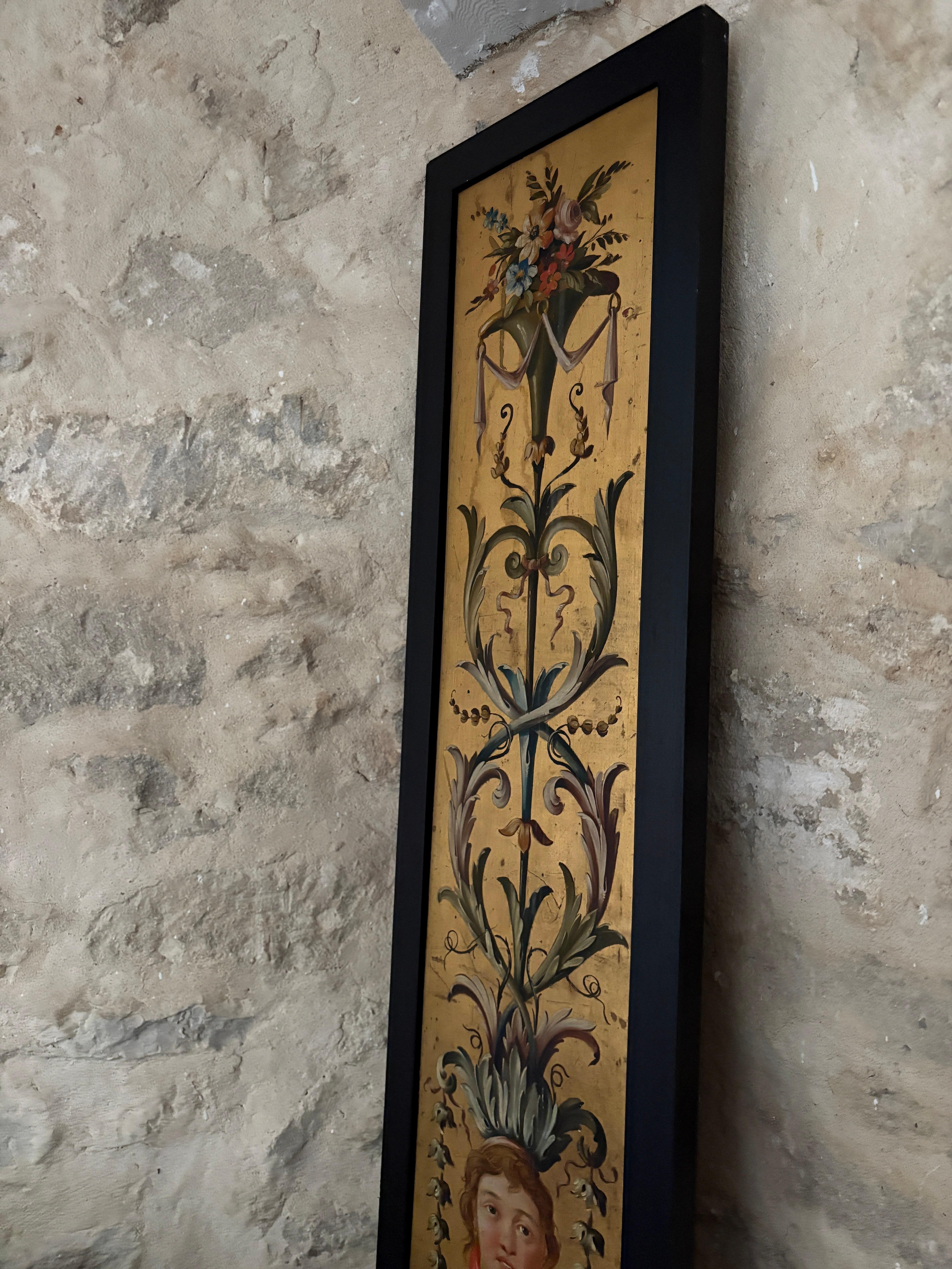 neoklassizistische Boiserie-Paneel (Gemalt) im Angebot
