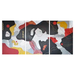 Hecho a mano en Italia por Cupioli Panel decorativo abstracto con textura para pared