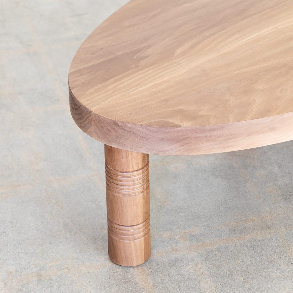Panoplie Oval Coffee Table, Walnut For Sale 3