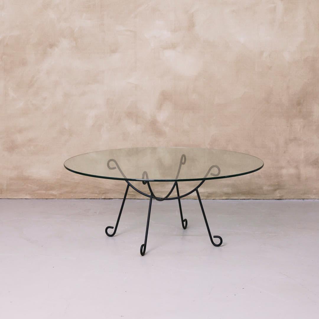 Mesa baja con arco de hierro Panoplie Siglo XXI y contemporáneo en venta