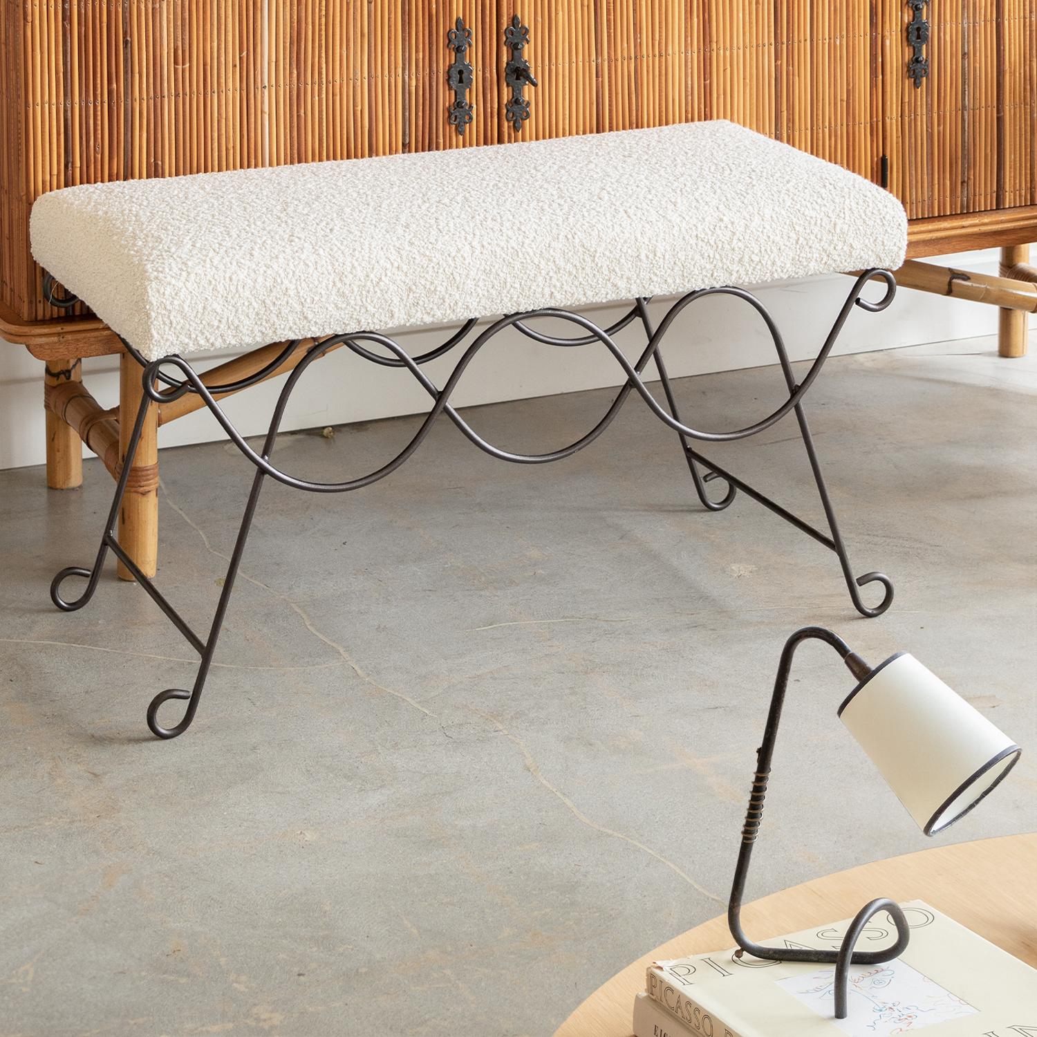 Panoplie Banc en fer à double boucle, Boucle en vente 3