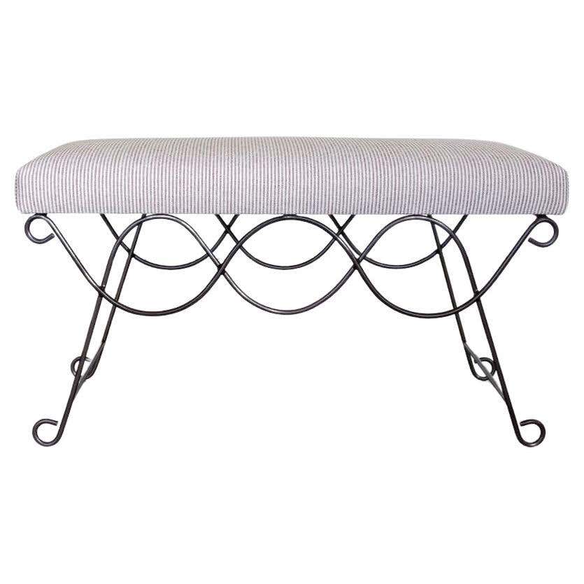 Panoplie Iron Double Loop Bench, Boucle For Sale at 1stDibs