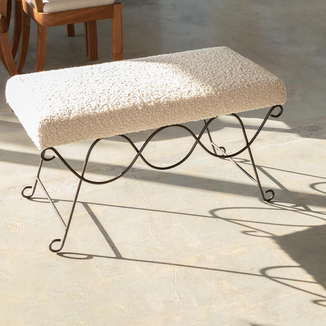 American Panoplie Iron Double Loop Bench, Poodle For Sale