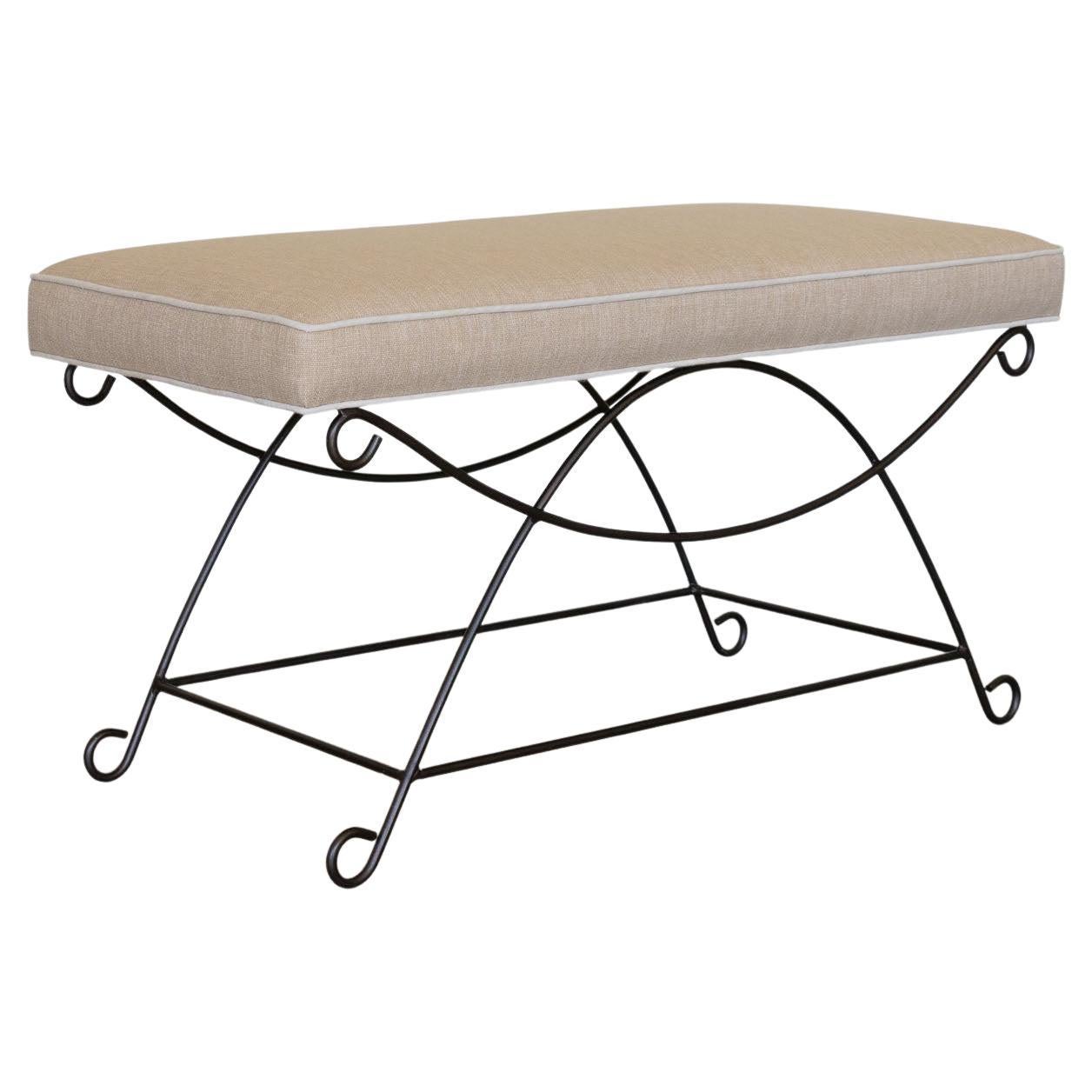 Panoplie Iron Loop Bench, Trim
