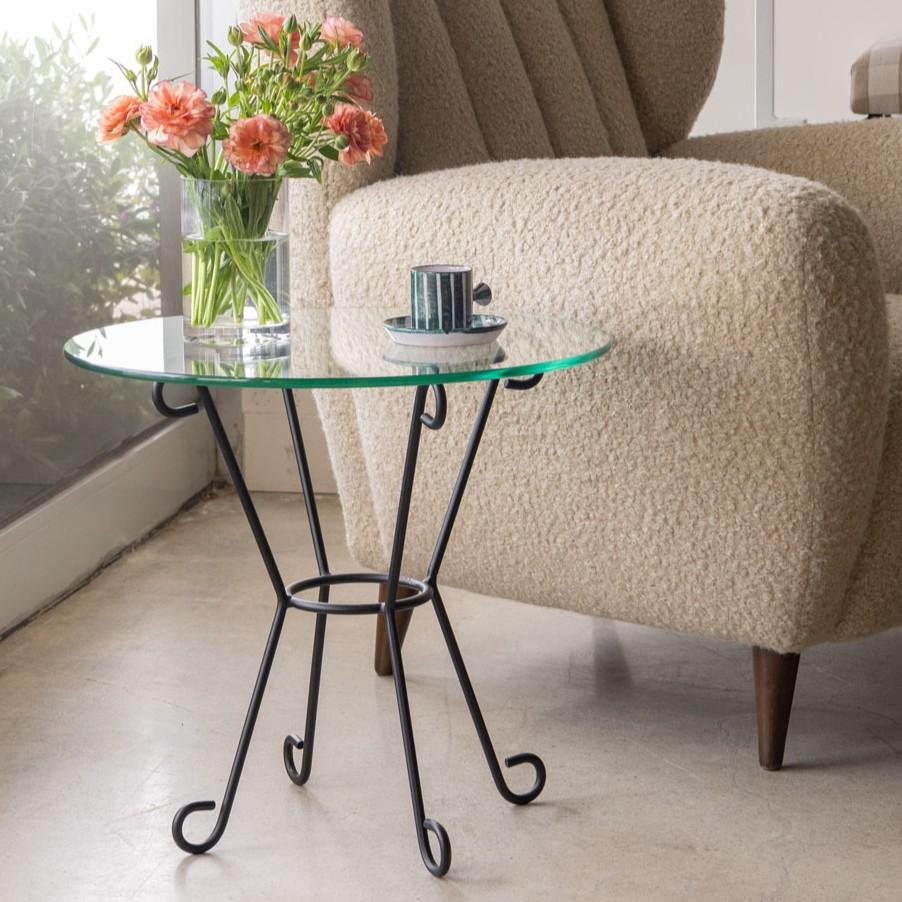 Panoplie Iron Loop Side Table For Sale 4
