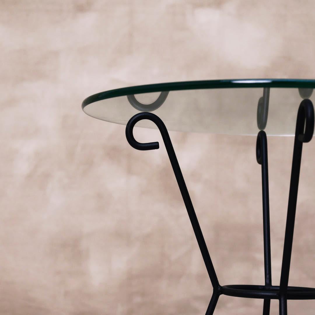 Panoplie Iron Loop Side Table For Sale 2