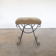 Panoplie Tabouret à boucle en fer avec chenille Sage