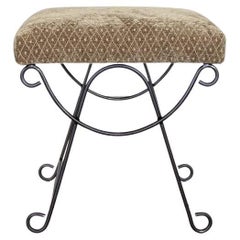 Panoplie Iron Loop Stool with Sage Chenille