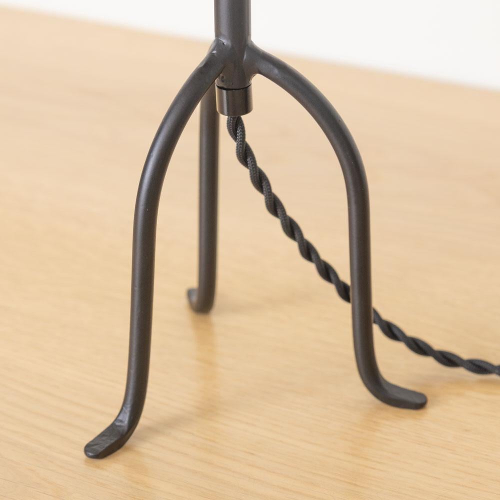 Panoplie Petite Iron Tripod Lamp For Sale 3