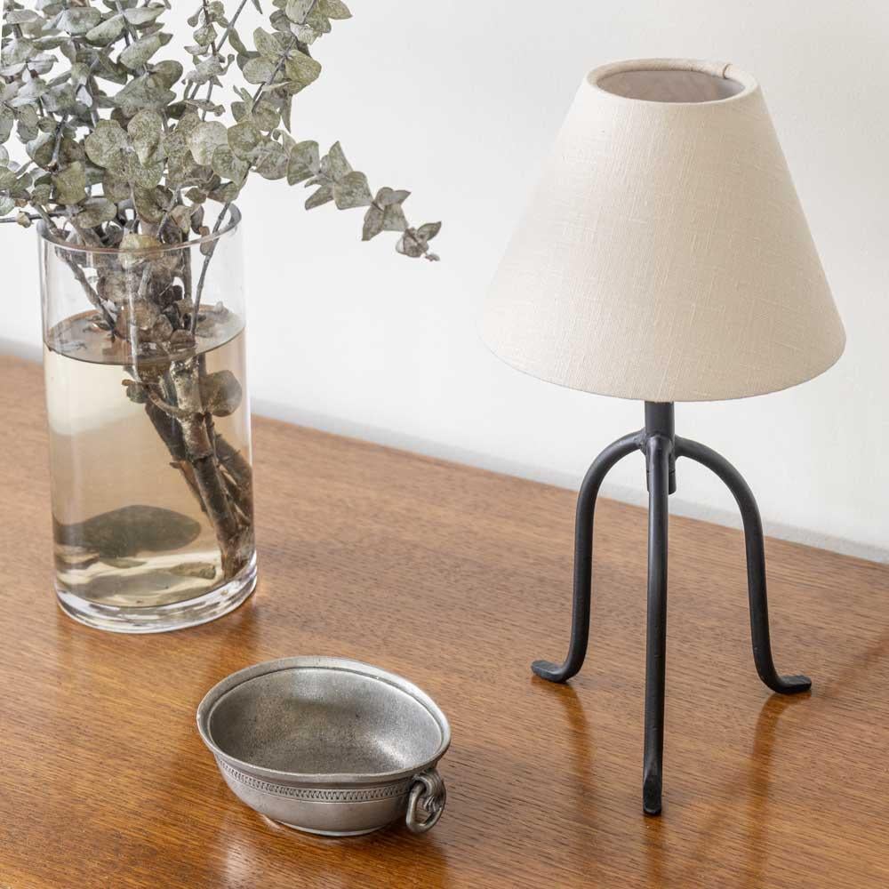 iron tripod table lamp