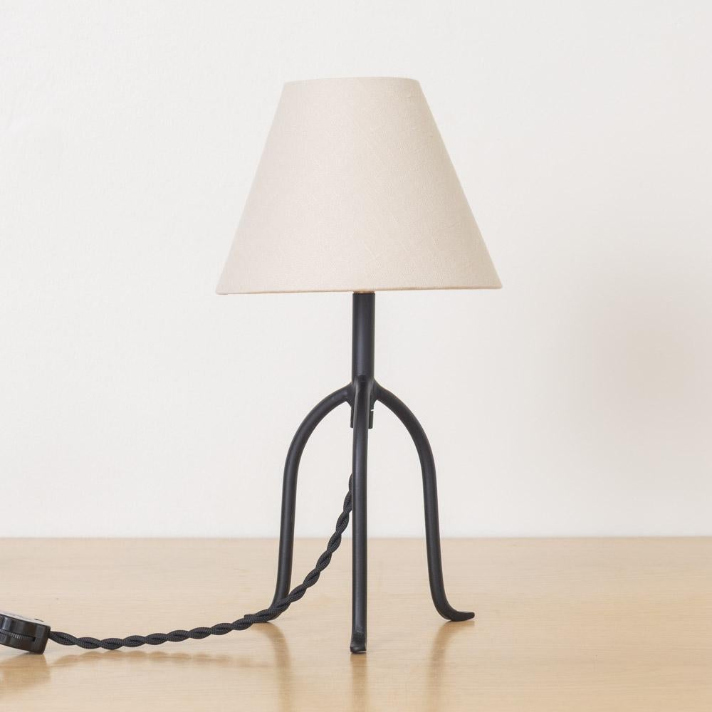 Panoplie Petite Iron Tripod Lamp In New Condition For Sale In Los Angeles, CA