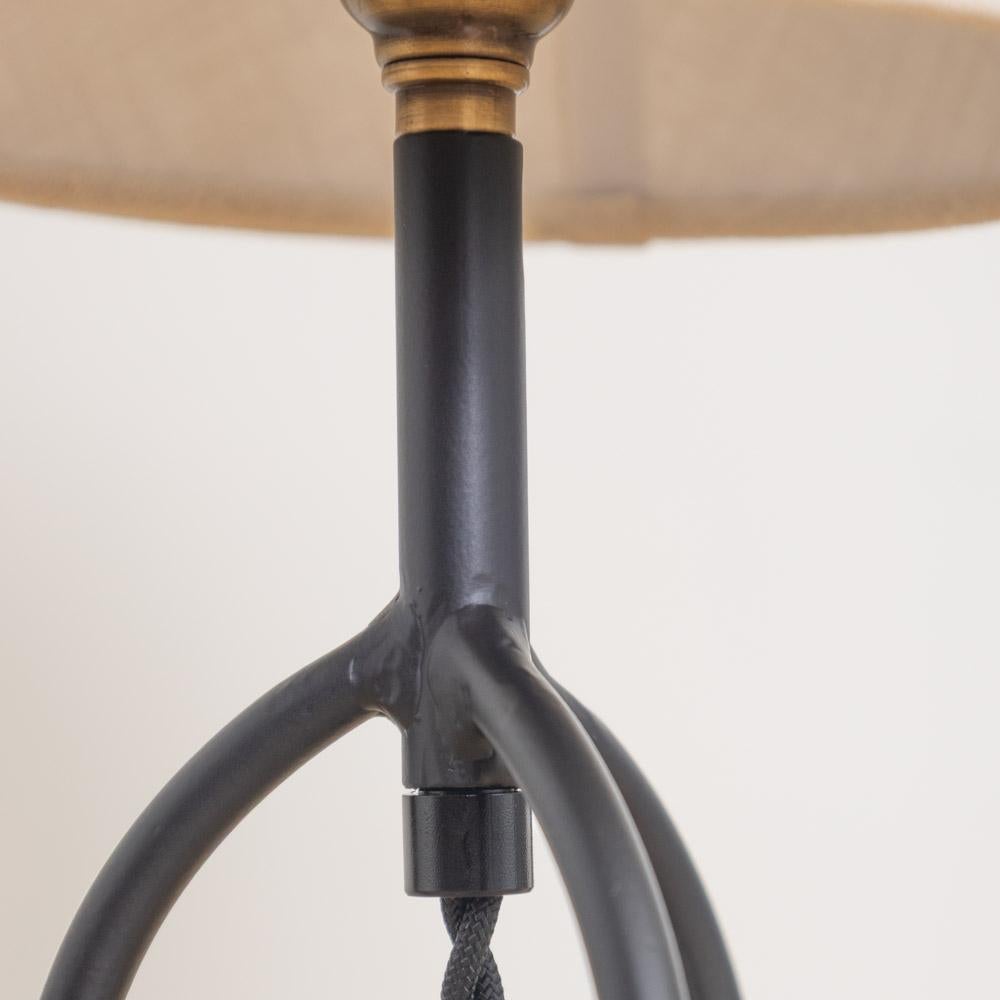 Panoplie Petite Iron Tripod Lamp For Sale 1