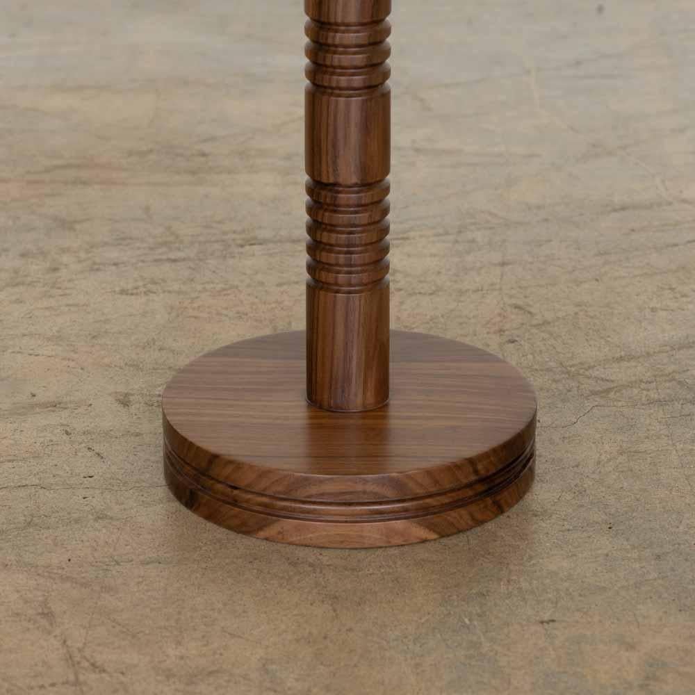 Panoplie Walnut Drink Table In New Condition For Sale In Los Angeles, CA