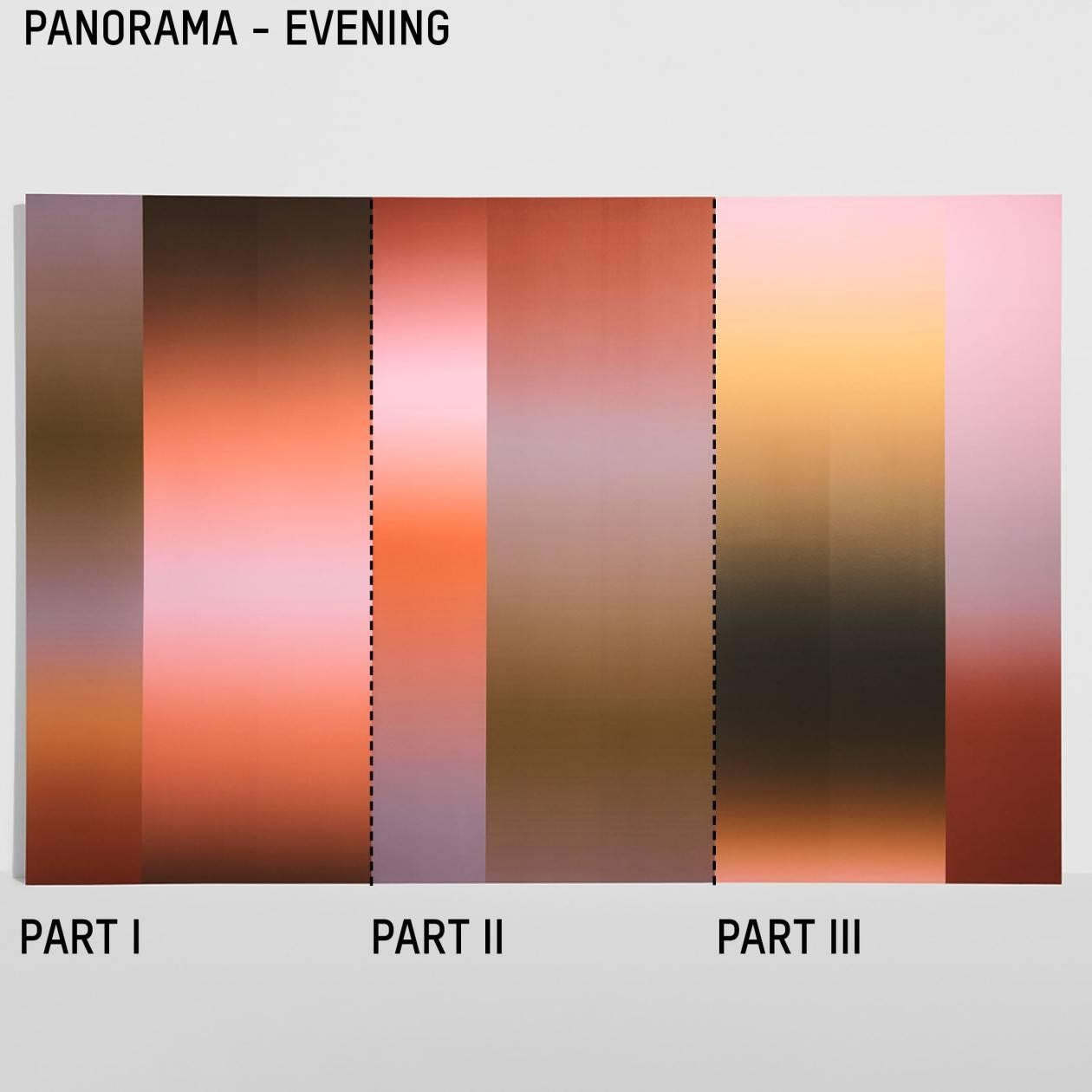 PETITE FRITURE Panorama Wallpaper Ombré, Evening Part 1, by Carole Baijings 1