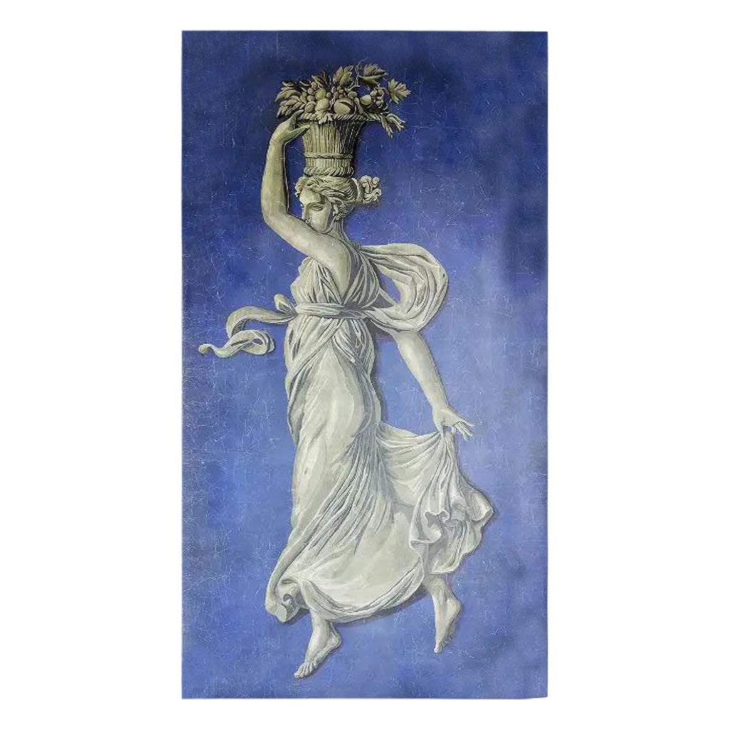 Panoramic Decorative Wall Panel in Antique Style