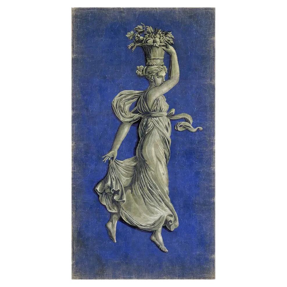 Panoramic Decorative Wall Panel in Antique-Style