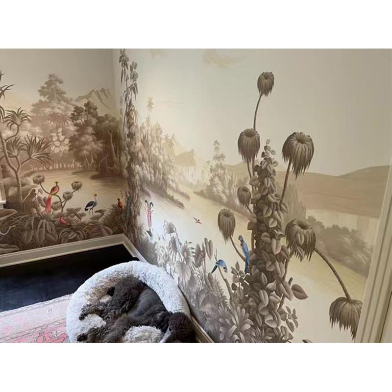 If you love the look of De Gournay wallpaper but not the price, this is for you.

The colorways in this sections present our latest colorways, which can be applied to any designs and any base ground (silk, tea paper, metallic, fabric and etc.)
