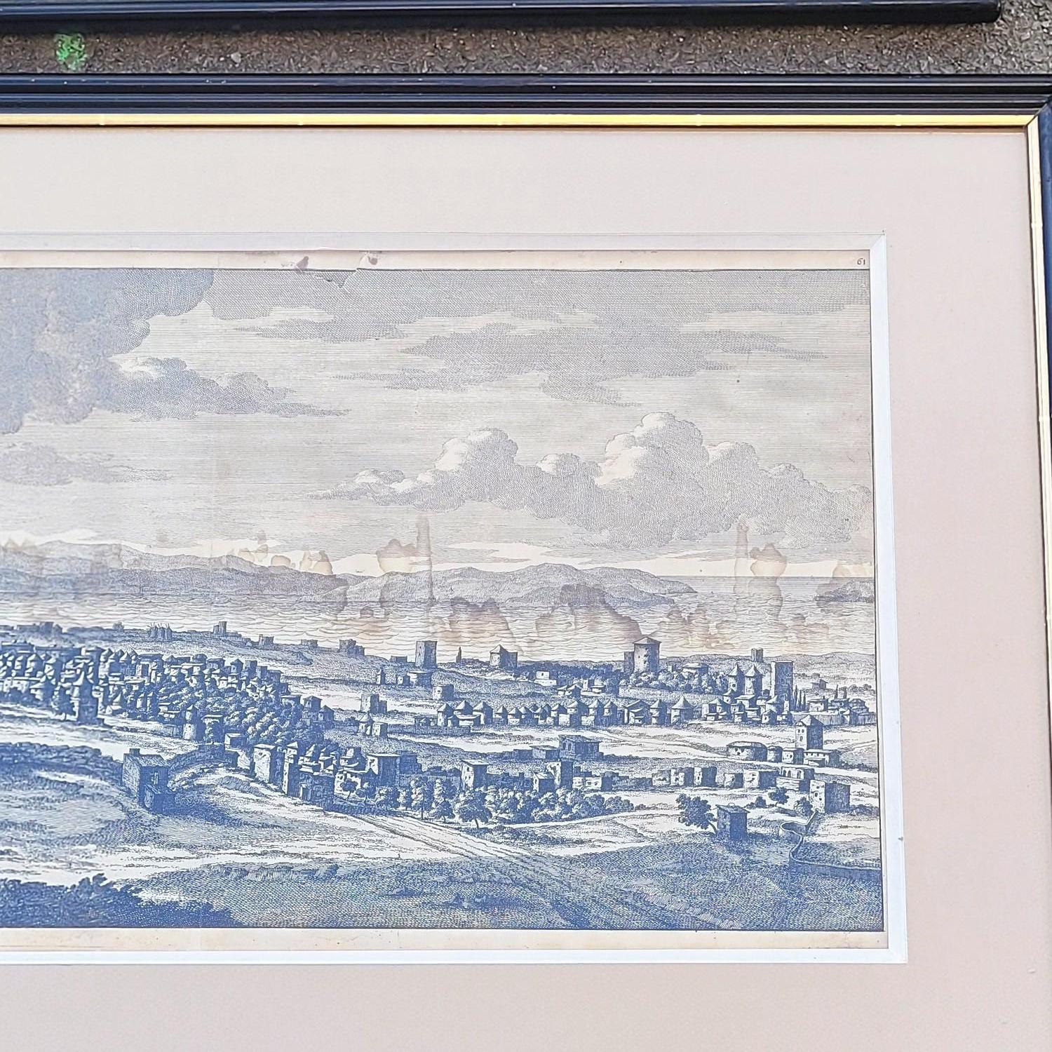 Panoramaansichten von Jerusalem in Scio, gerahmte Kupferstiche, 19. im Angebot 4