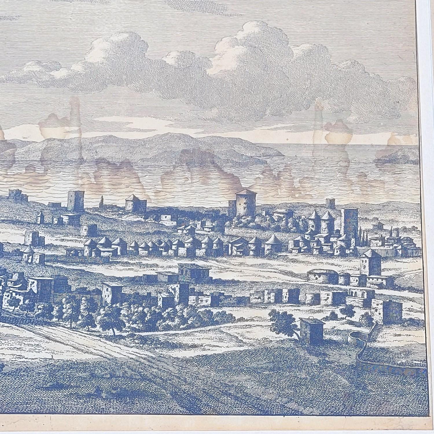 Panoramaansichten von Jerusalem in Scio, gerahmte Kupferstiche, 19. im Angebot 7