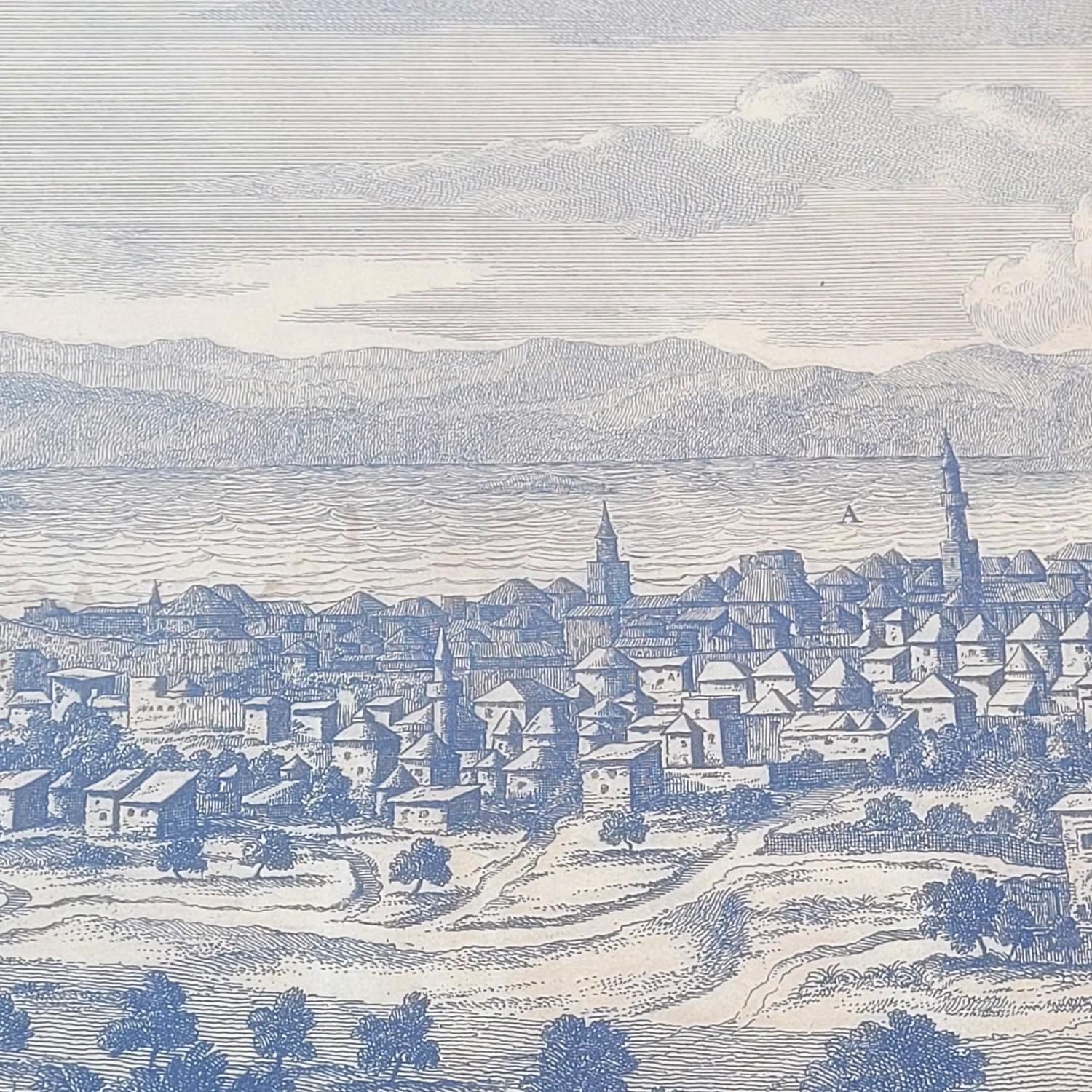 Panoramaansichten von Jerusalem in Scio, gerahmte Kupferstiche, 19. im Angebot 10