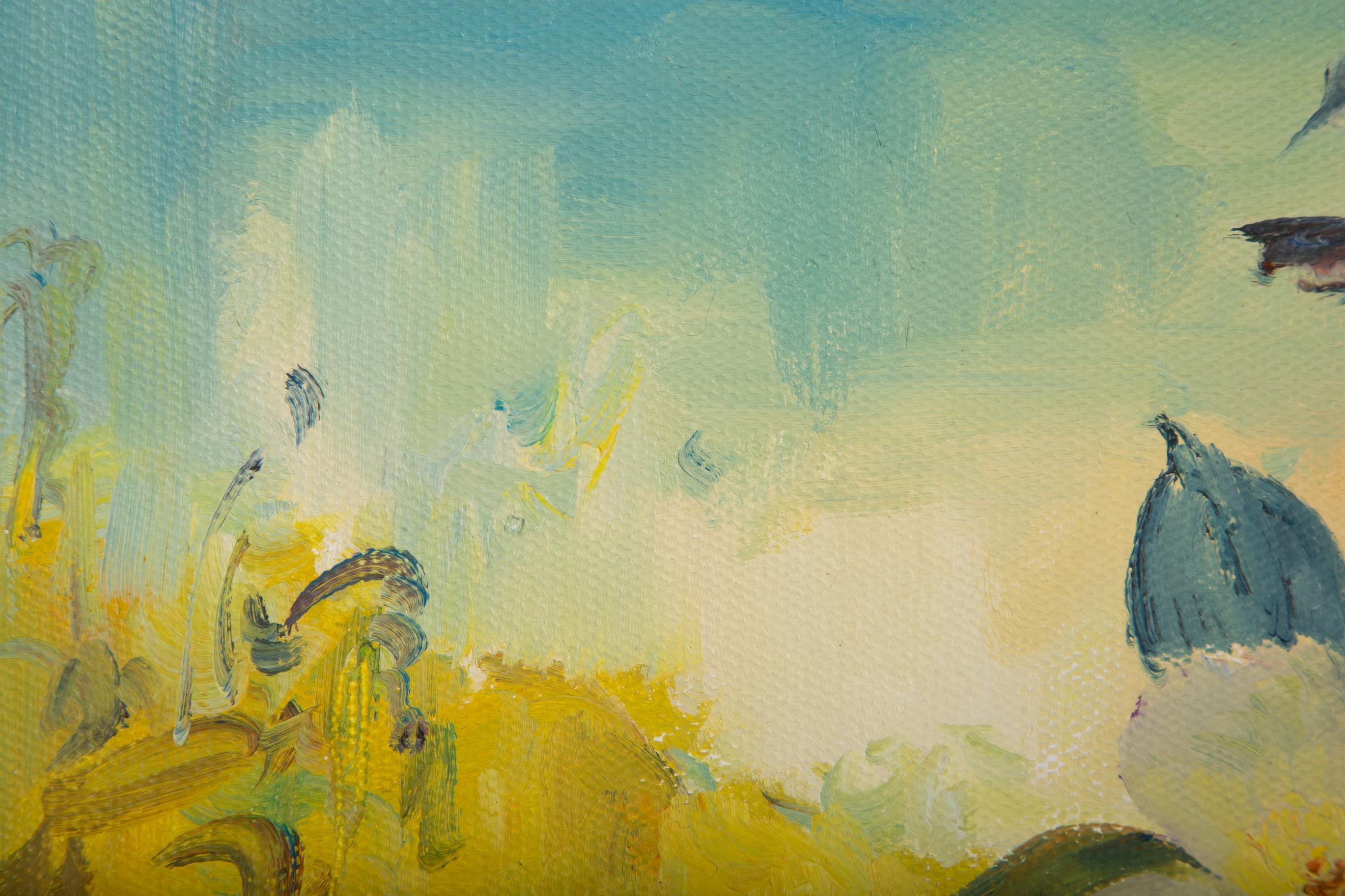 PanPan Wei Impressionist Original Oil On Canvas 