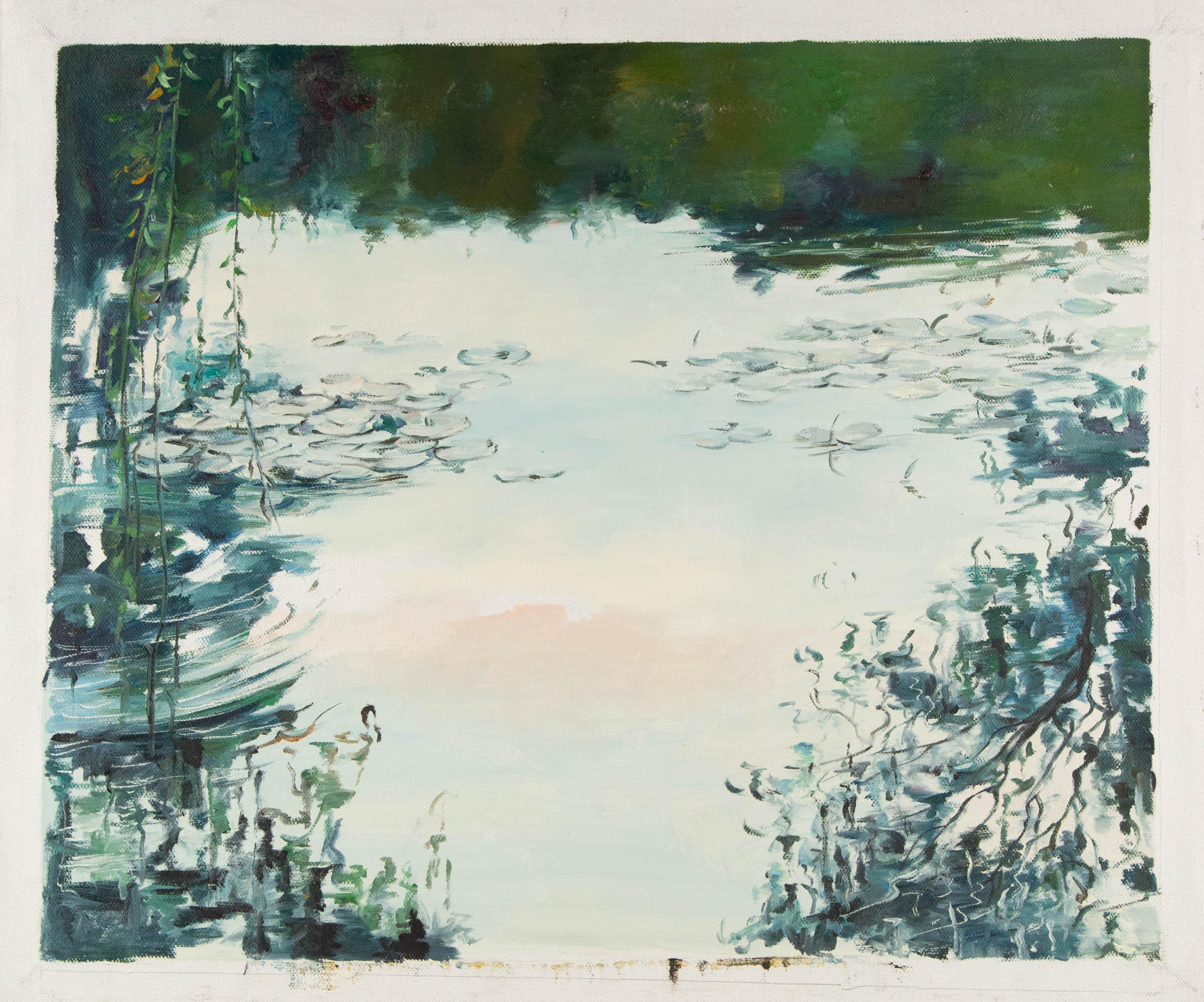 Panpan Wei Olio originale impressionista su tela 