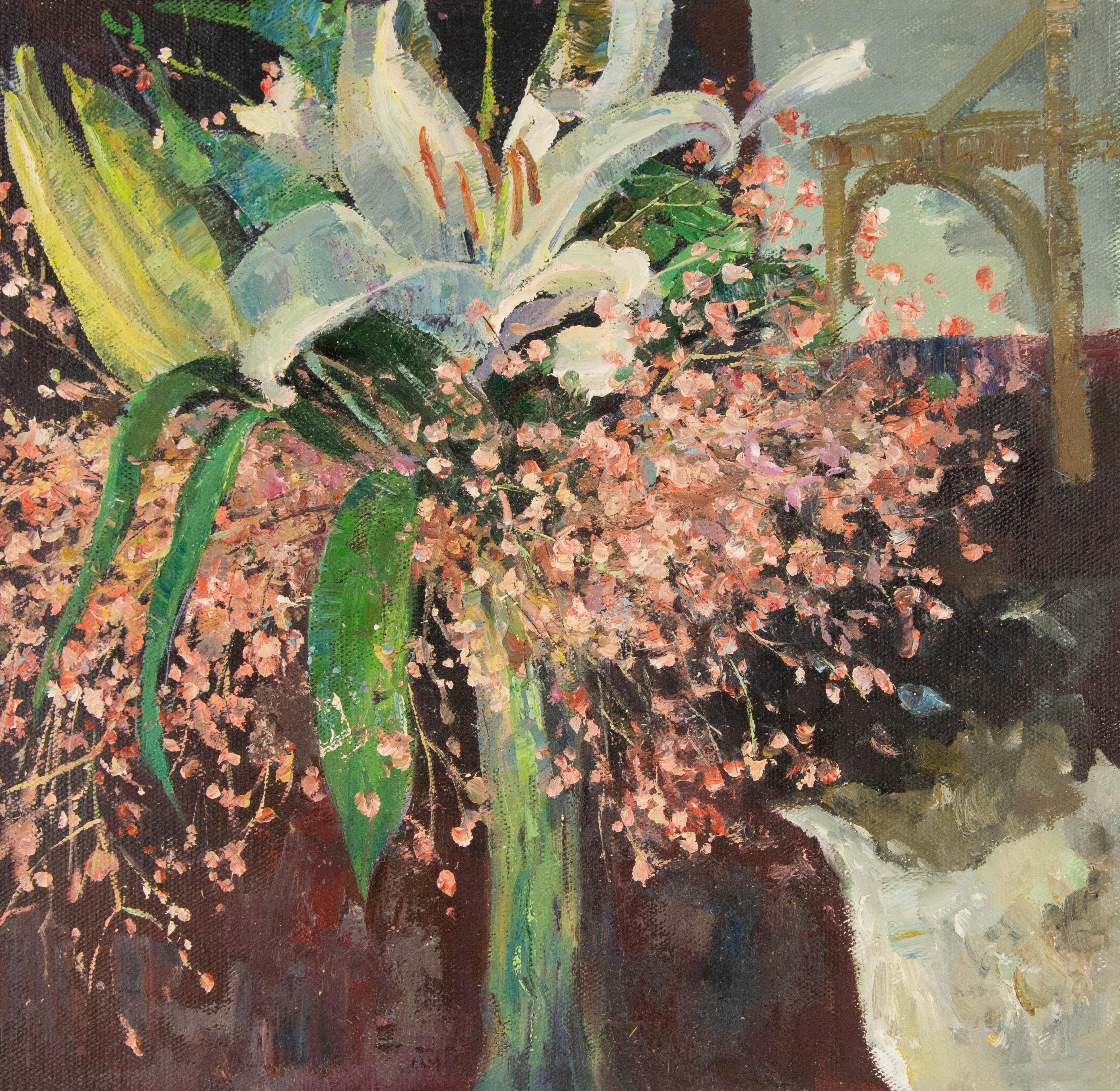 Panpan Wei Still Life Original Oil On Canvas "Fragrance"