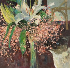 Panpan Wei Stillleben Original Öl auf Leinwand "Fragrance"