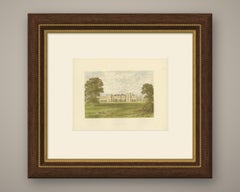 Panshanger Park, Hertfordshire, Antique Morris Woodblock Print, circa 1870