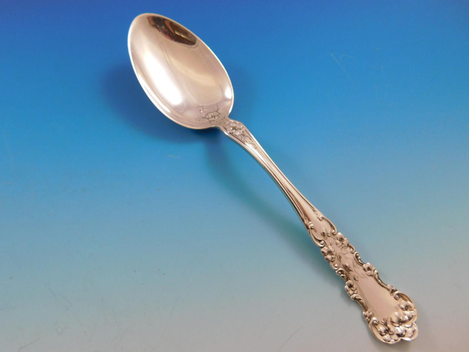 Pansy by International Sterling Silver Flatware Service for 8 Set 50 Pcs Dinner 4