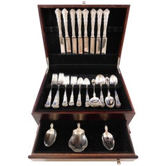 Pansy by International Sterling Silver Flatware Service for 8 Set 50 Pcs Dinner
