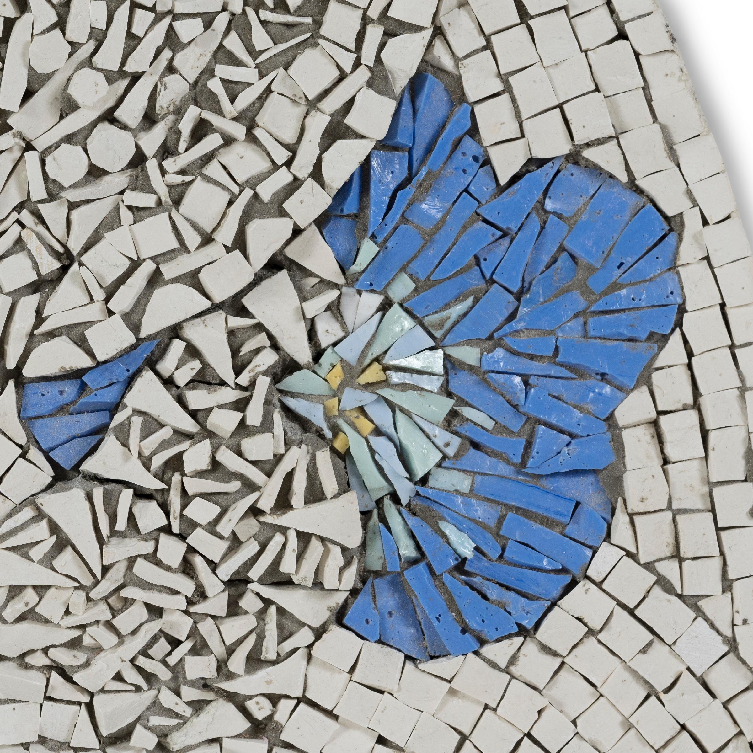 Moderne Mosaïque « Pansy (New Flower) » de Toyoharu Kii en vente