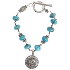 Turquoise Om Pantai Bracelet