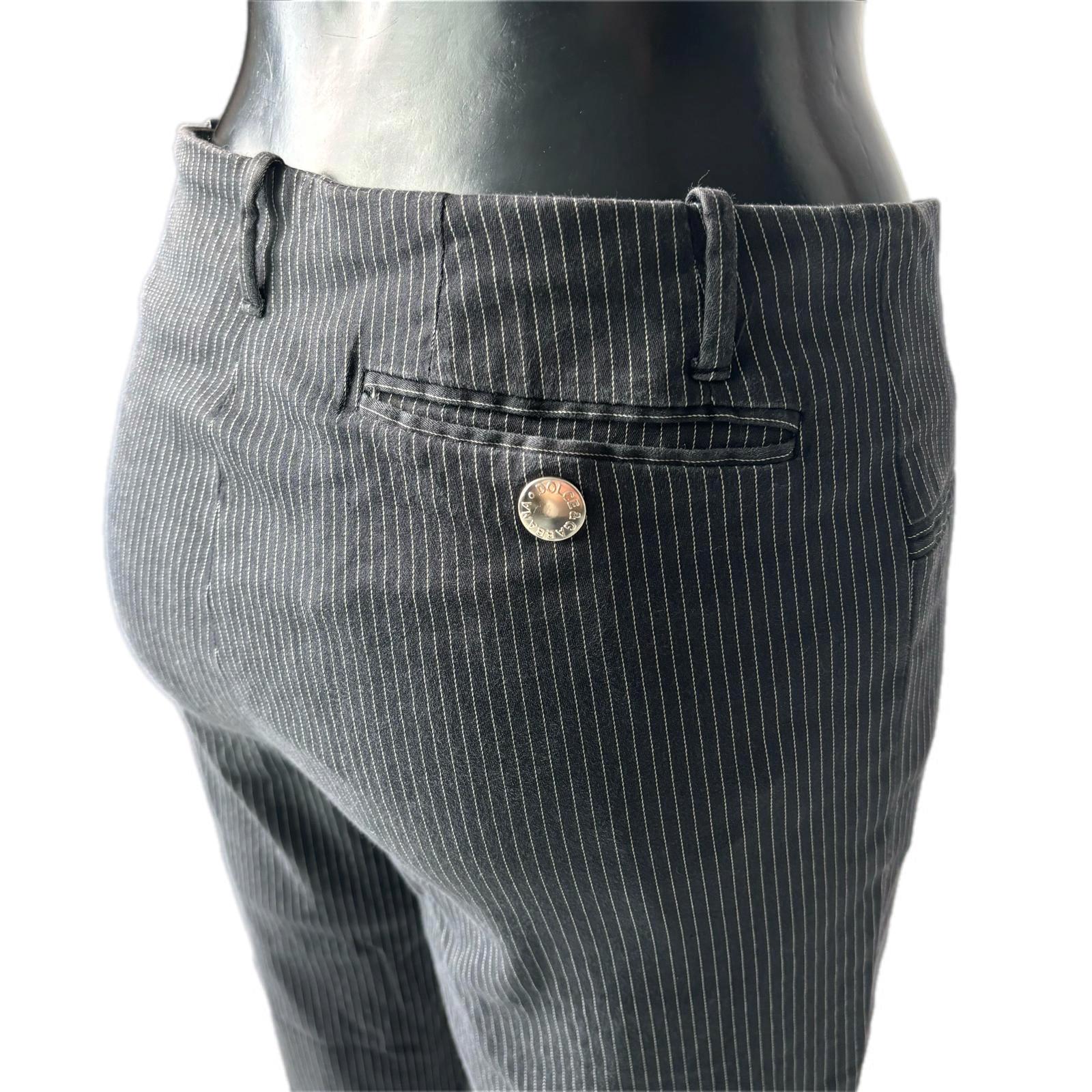 Black Pantalon à pinces Dolce & Gabbana  en très bon état en vente