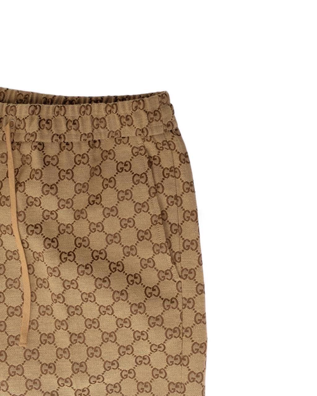 Pantalone Gucci GG Supreme Beige In condizioni buone in vendita a Torre Del Greco, IT