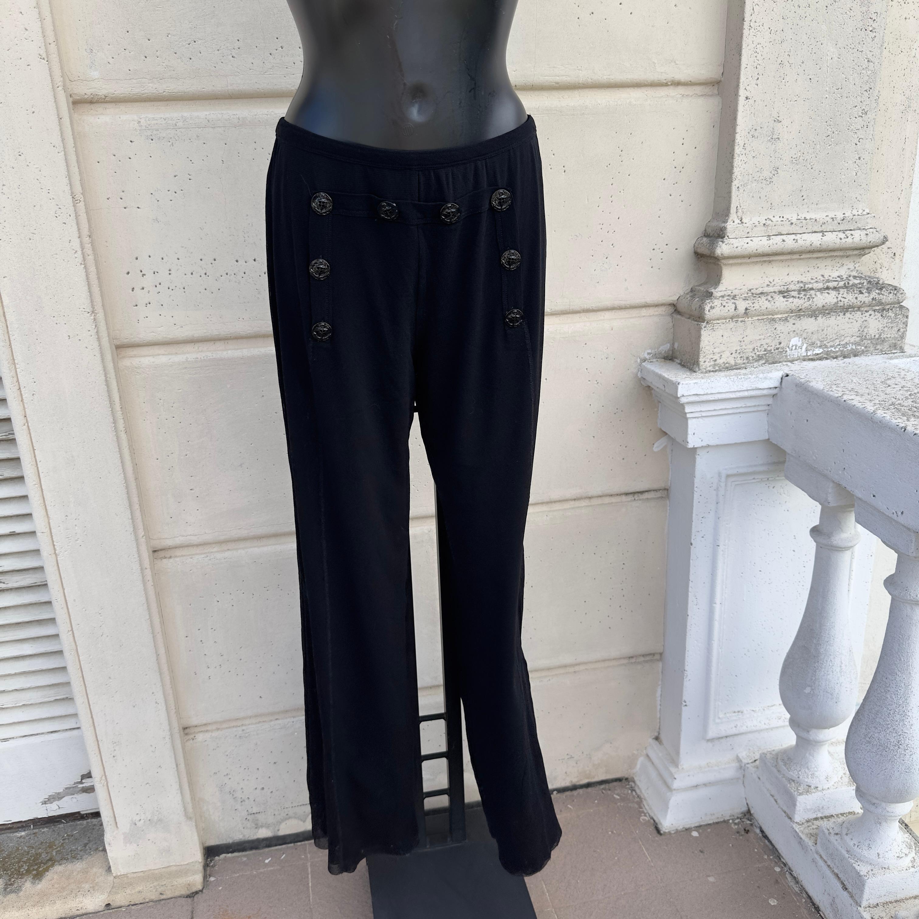 Pantalone Jean Paul Gaultier effetto trasparente 6