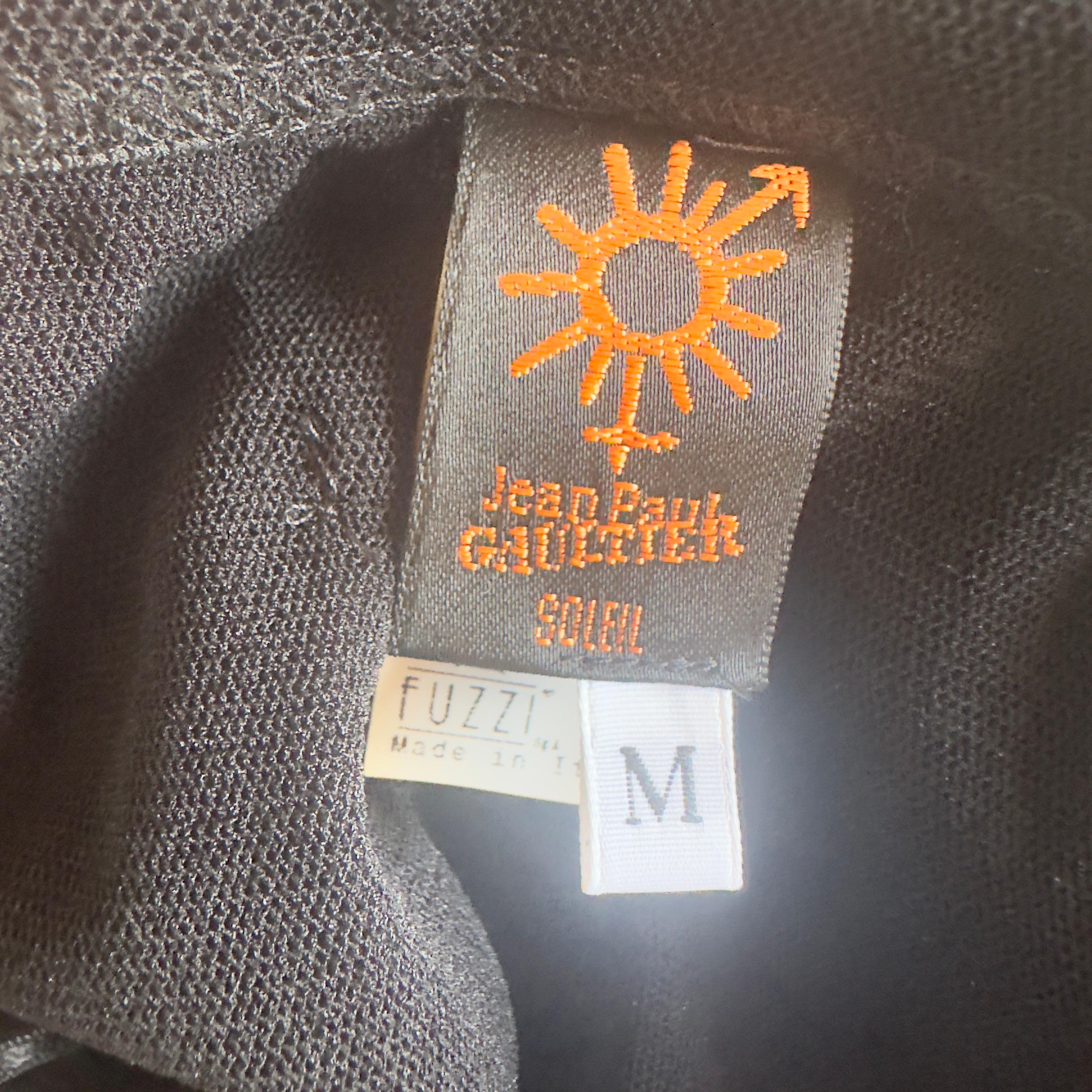 Pantalone Jean Paul Gaultier effetto trasparente 4