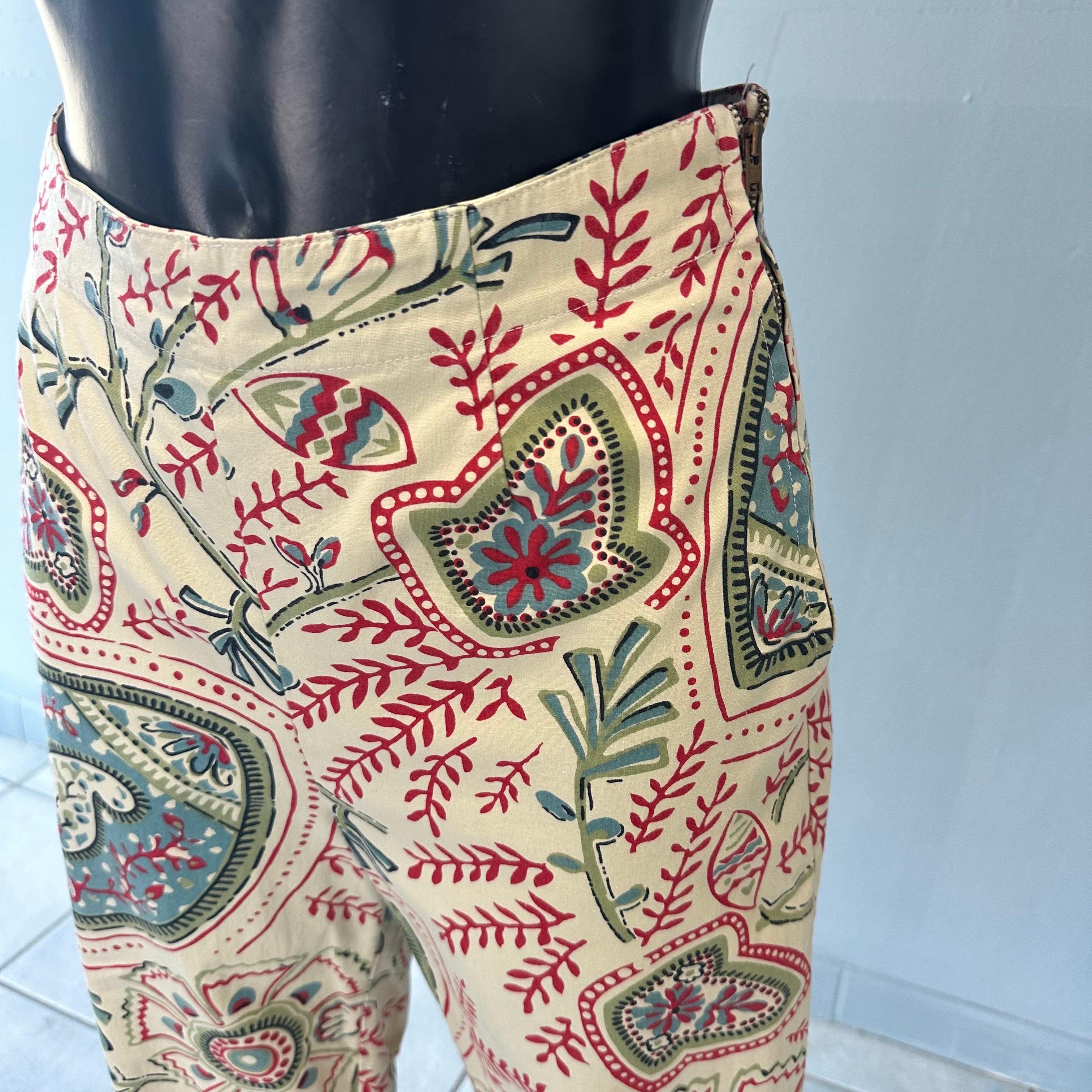 Pantalone Valentino mit eleganter Fantasie in ausgezeichneten Zustand  für Damen oder Herren im Angebot