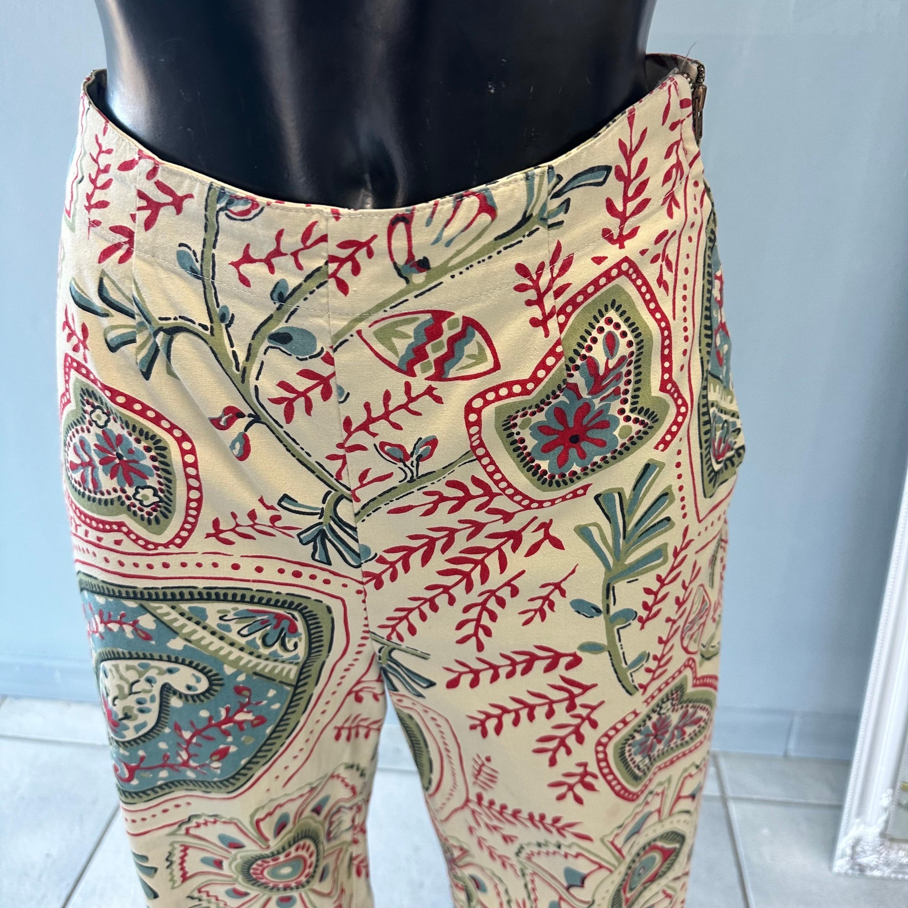 Pantalone Valentino mit eleganter Fantasie in ausgezeichneten Zustand  im Angebot 1