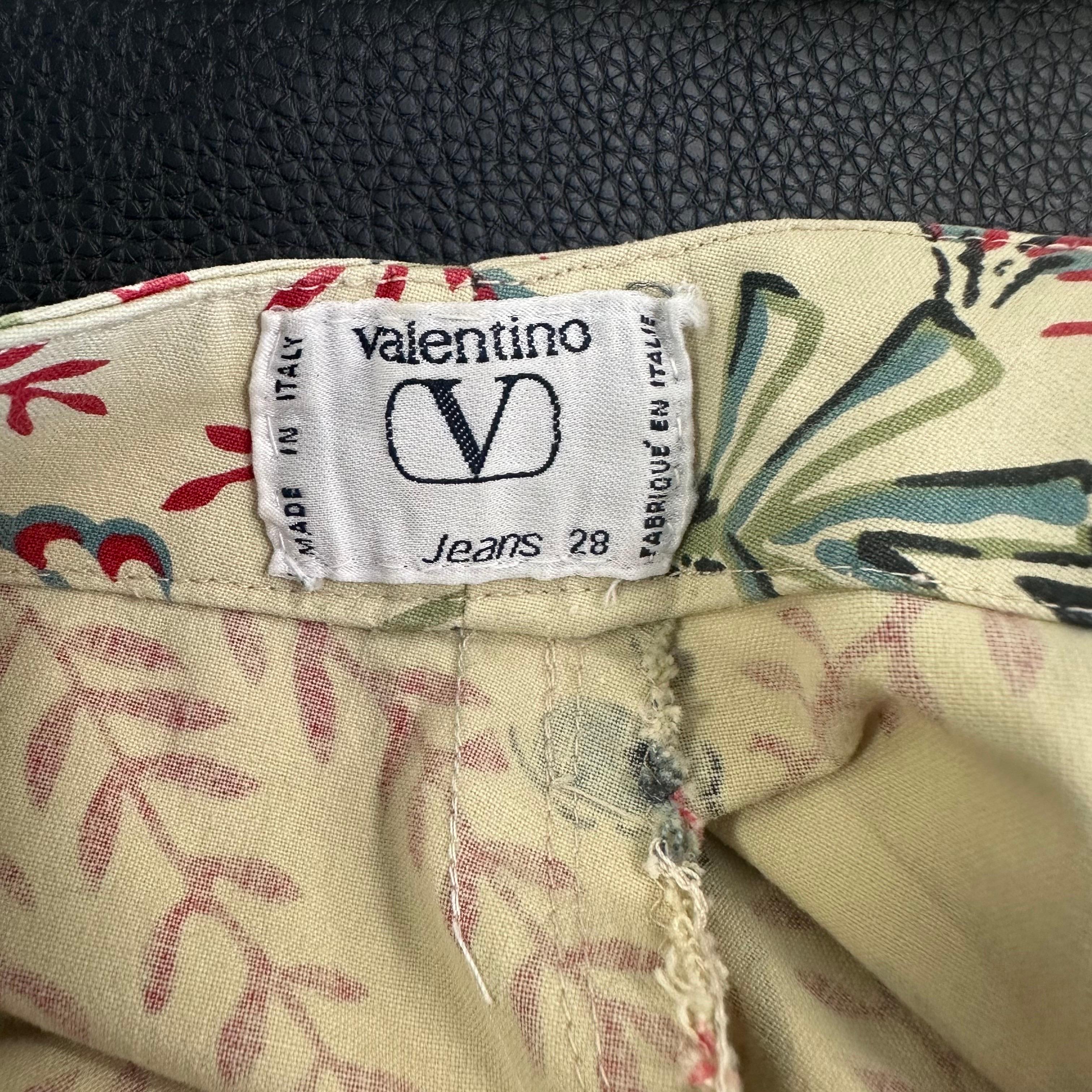 Pantalone Valentino mit eleganter Fantasie in ausgezeichneten Zustand  im Angebot 3